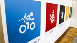 Decoração do interior da loja