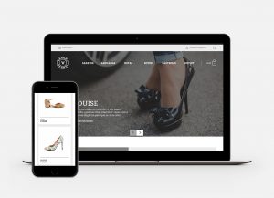 Loja online responsive da Vannel Shoes