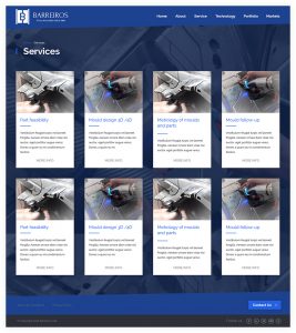 Página de serviços online