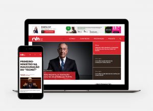 Website responsive Rádio Vila Nova