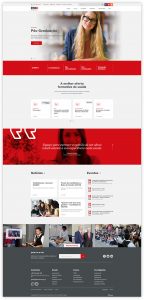 Website Escola Superior de Saúde Norte Cruz Vermelha Portuguesa