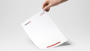 Papel de carta com logótipo