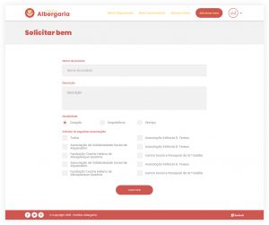 Website Institucional Partilha Albergaria