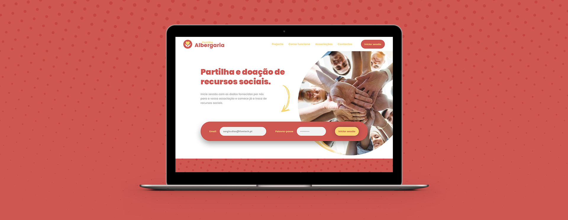 Website Partilha Albergaria
